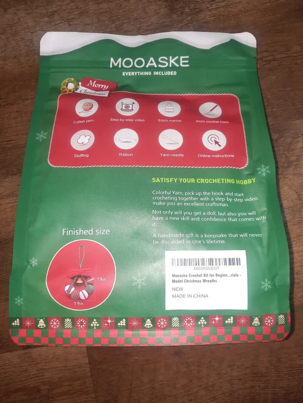New Christmas Crochet Craft Kit